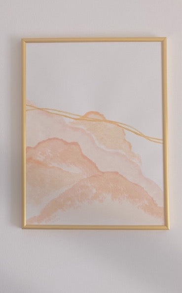 Tuscany hills aesthetic #3 painting